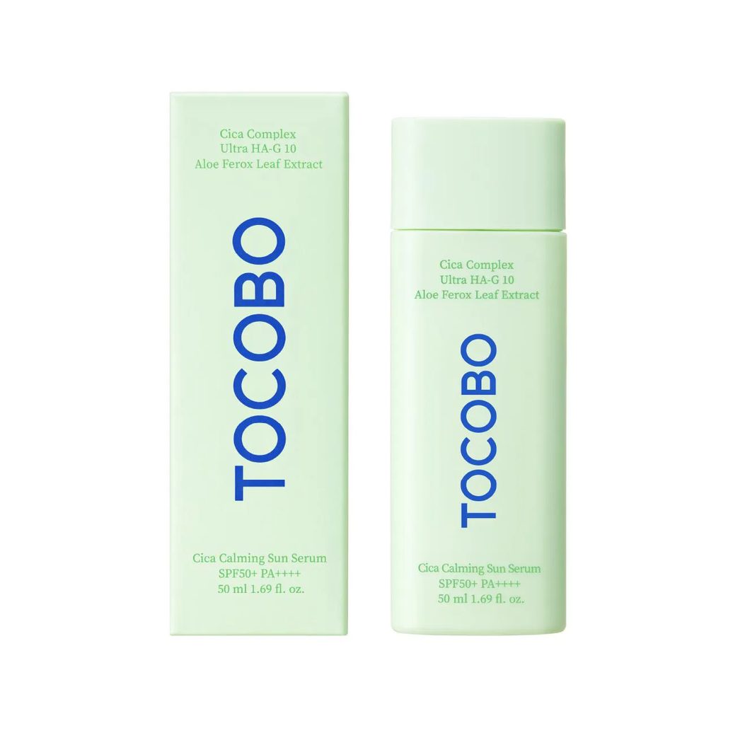Protetor Solar Sérum Tocobo Cica Calming Sun Serum FPS50+ 50g