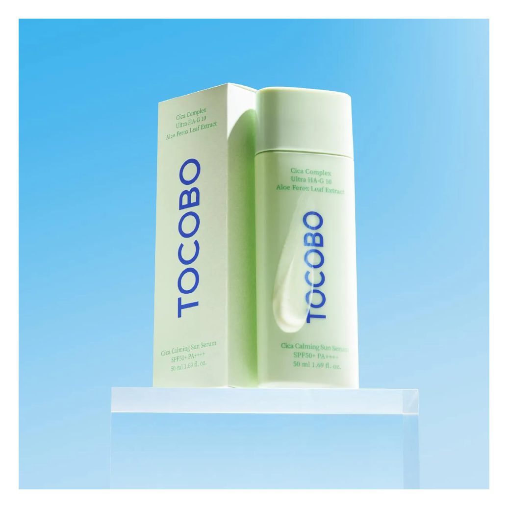 Protetor Solar Sérum Tocobo Cica Calming Sun Serum FPS50+ 50g