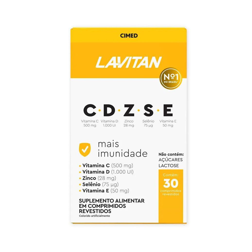 Lavitan Vitamina Cdzse Mais Imunidade - 30 Caps - Cimed
