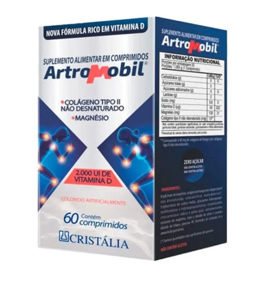 Artromobil Suplemento Alimentar Cristalia 60Cpr
