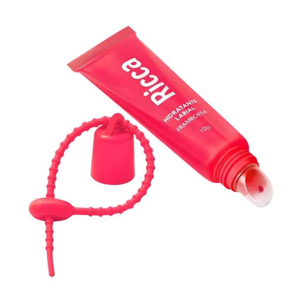 Hidratante Labial Ricca Efeito Gloss Framboesa 10G