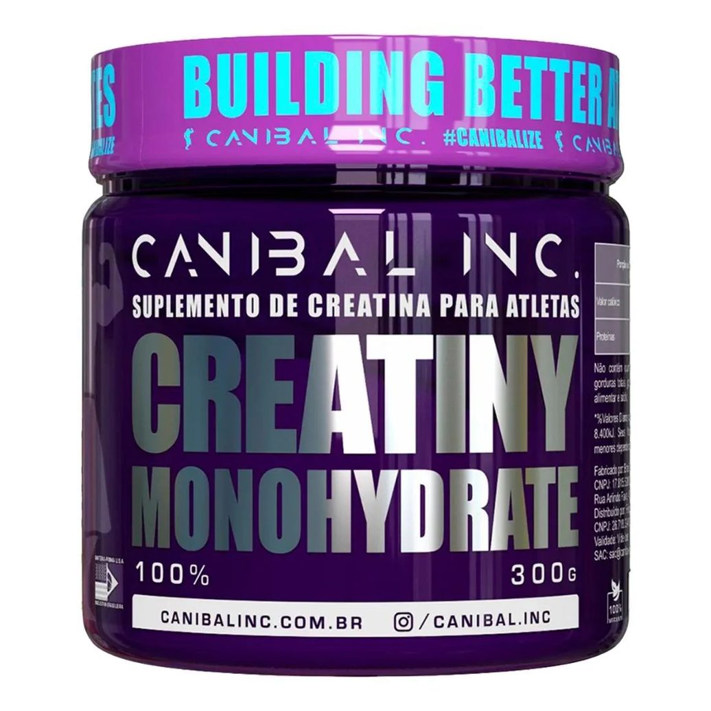 Creatina Creatiny Monohidratada 300G - Canibal Inc sem Sabor