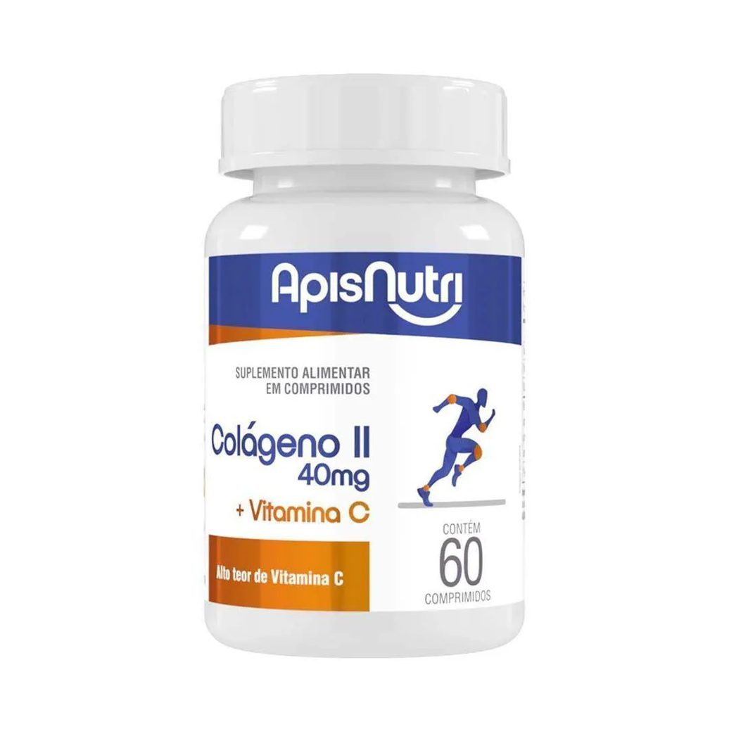 Colágeno Tipo Ii + Vitamina C Apisnutri 60 Comprimidos
