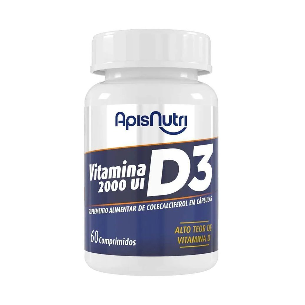 Vitamina D3 2.000 Ui Apisnutri 60 Comprimidos