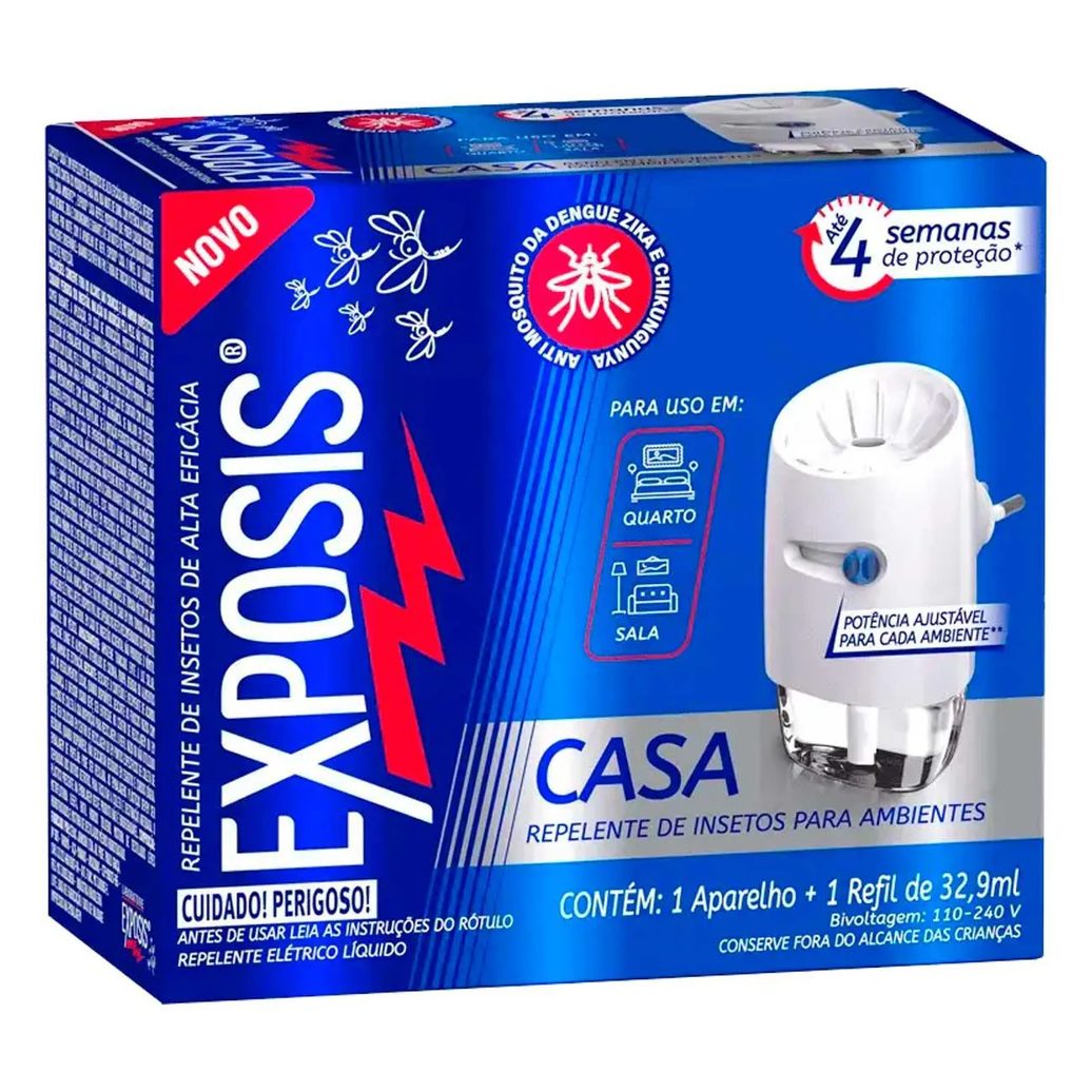 Repelente Casa Exposis Repelente Elétrico Líquido + 1 Refil
