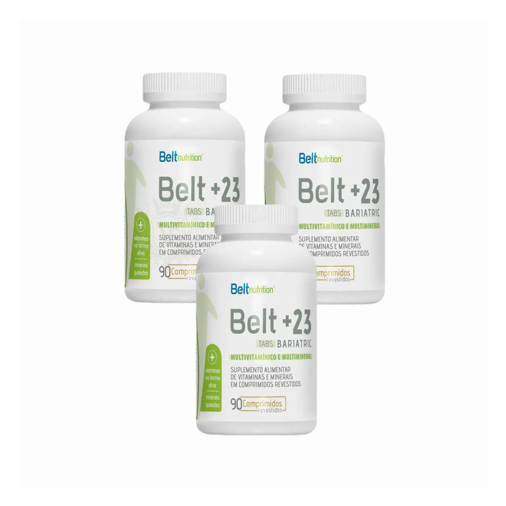 3x Belt+23 Bariatric Plus Multivitamínico e Multimineral
