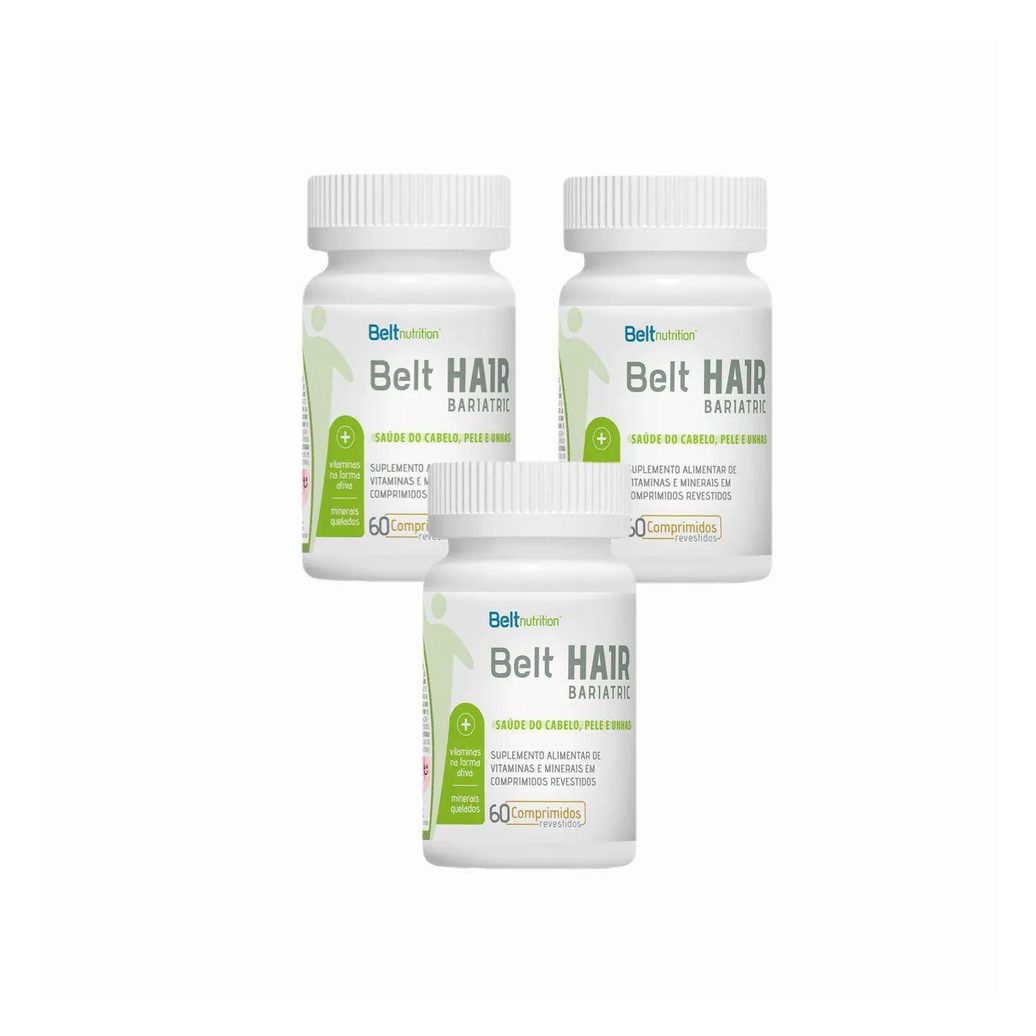 3x Belt Hair Nail And Skin Bariatric - Belt Nutrition