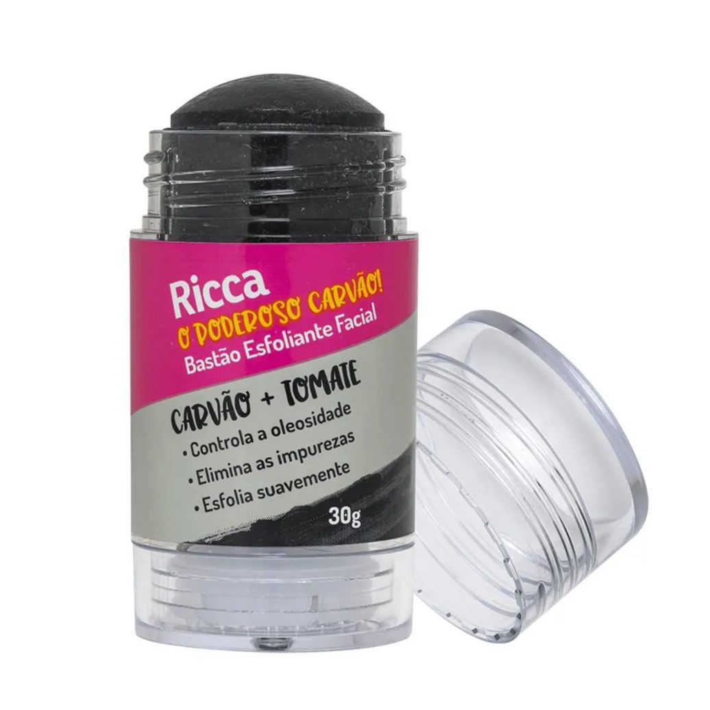 Bastao Esfoliante Facial Ricca Belliz o Poderoso Carvao 30G Cod 3781