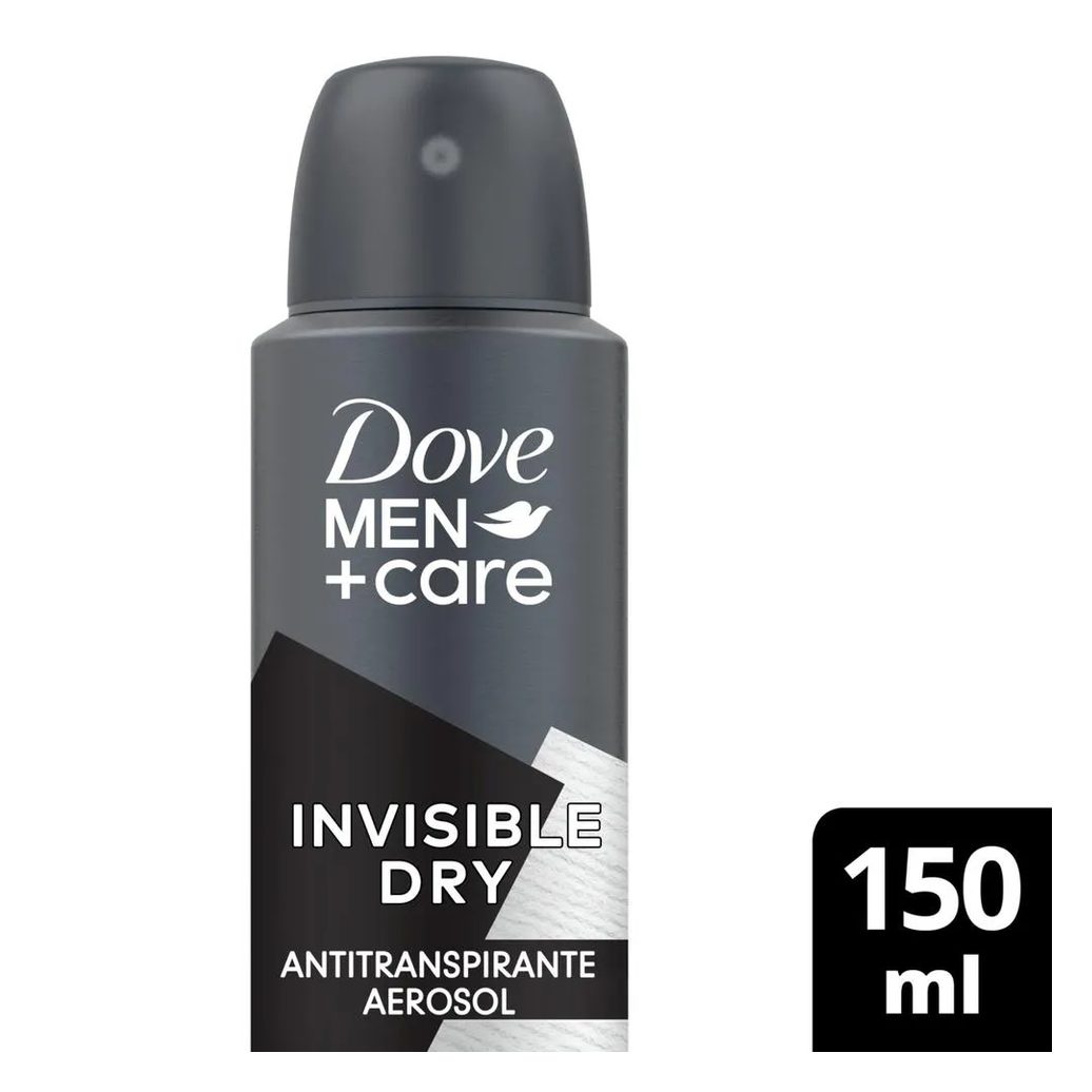 Desodorante Antitranspirante Aerosol Dove Men +Care Invisible Dry 72h 150ml