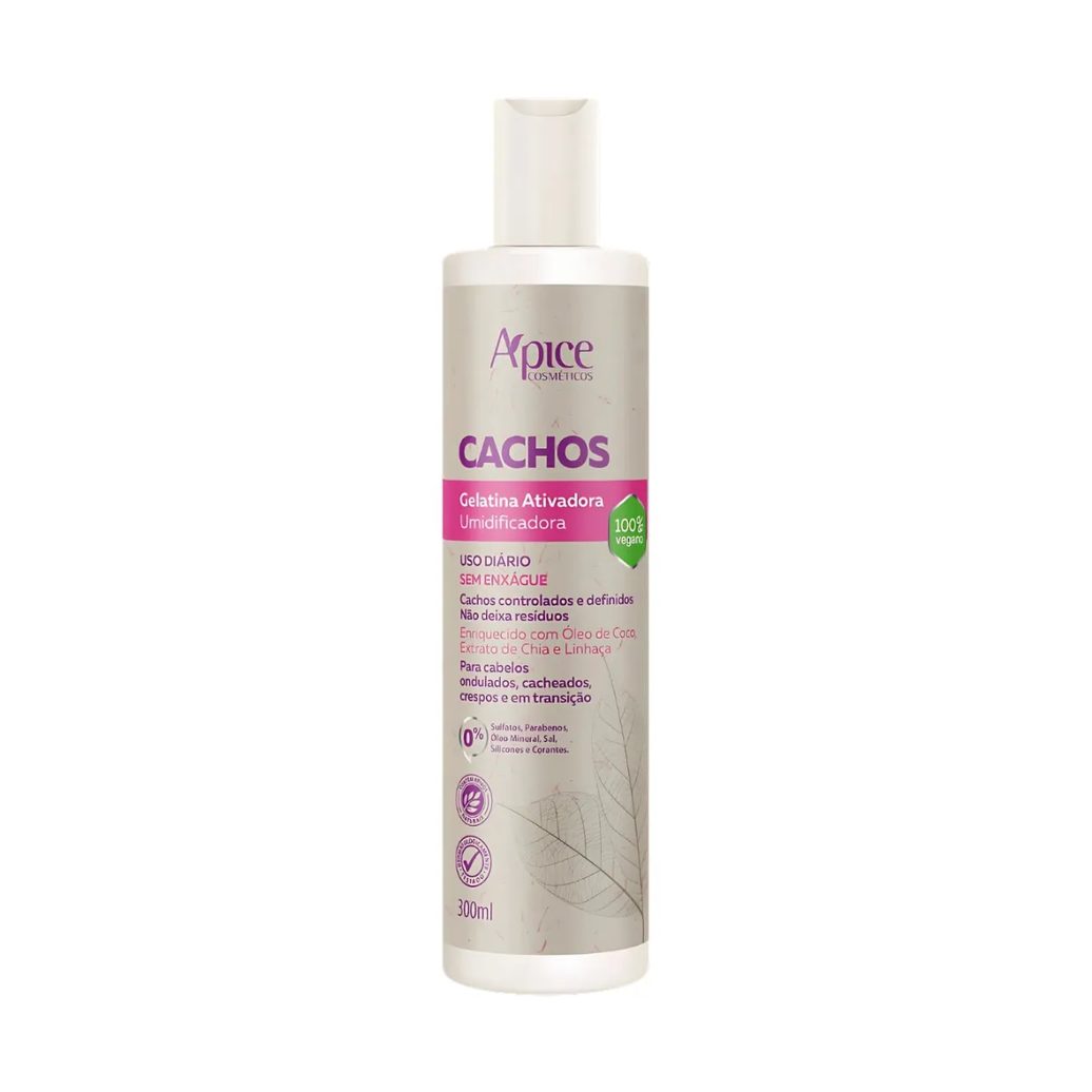 Gelatina Ativadora e Umidificadora Ápice Cachos 300ml