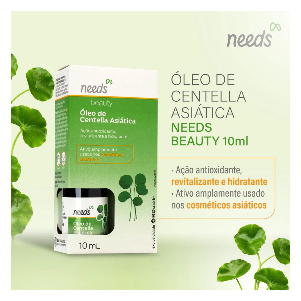 Óleo de Centella Asiática Needs Beauty 10ml