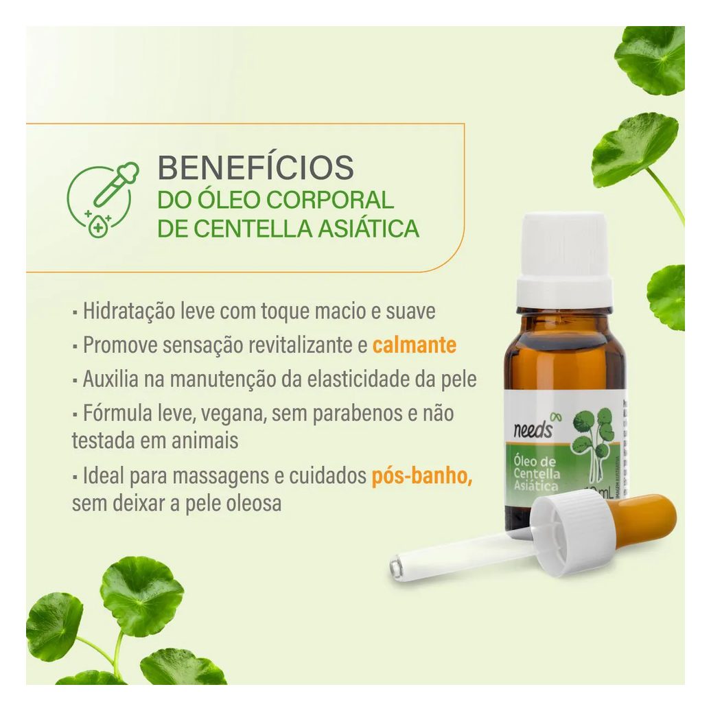 Óleo de Centella Asiática Needs Beauty 10ml