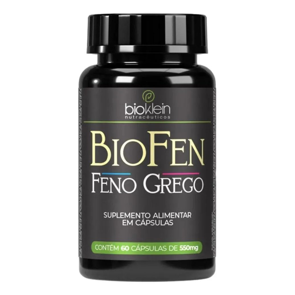 Bio Fen Feno Grego (Com Extrato da Semente de Feno Grego) 550Mg 60 Cáps. Bioklein