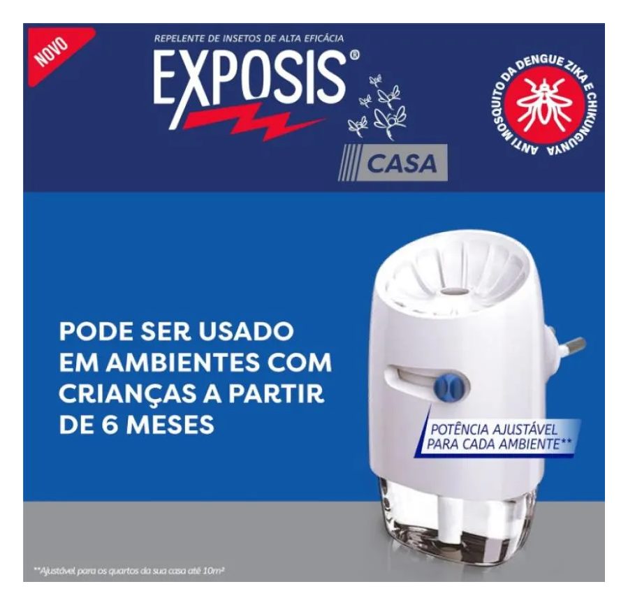 Exposis Casa Repelente de Insetos para Ambientes