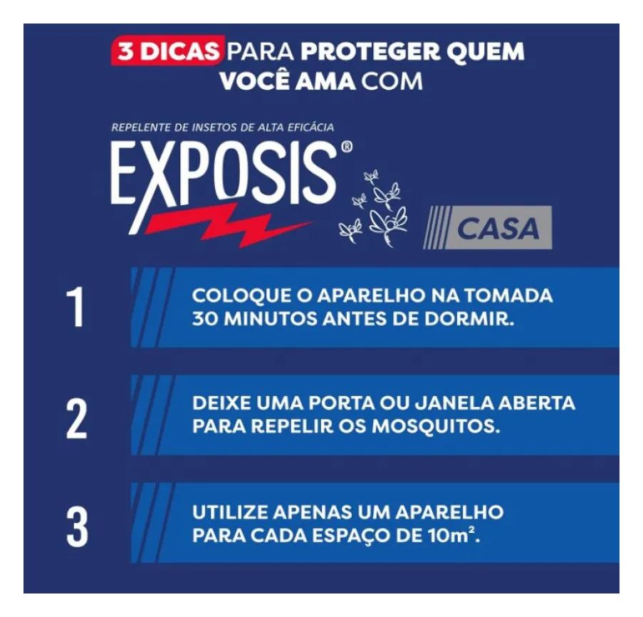Exposis Casa Repelente de Insetos para Ambientes