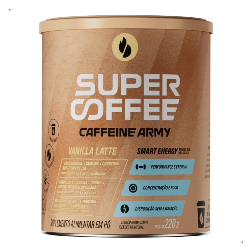 Café Super Coffee 3.0 Classic Size 220G Caffeine Army Baunilha