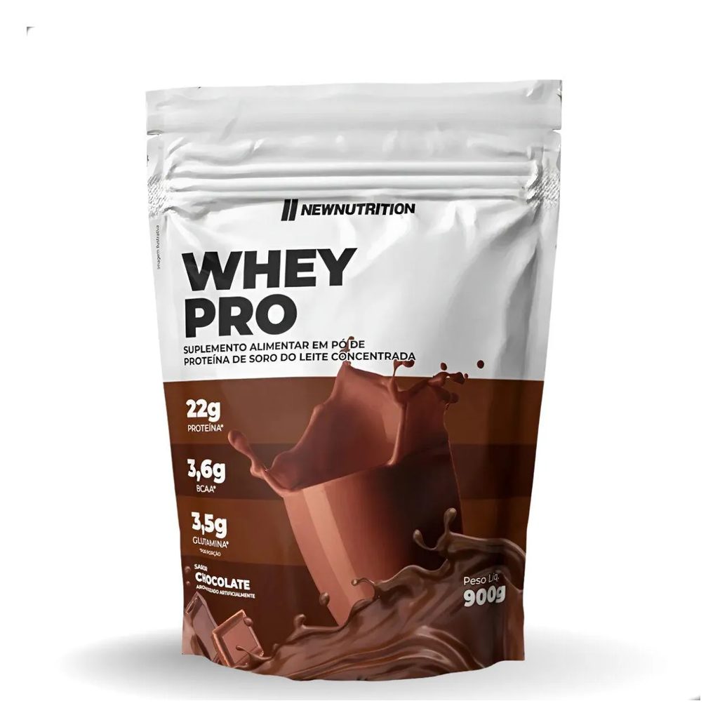 Whey Protein Pro 900G New Nutrition Chocolate