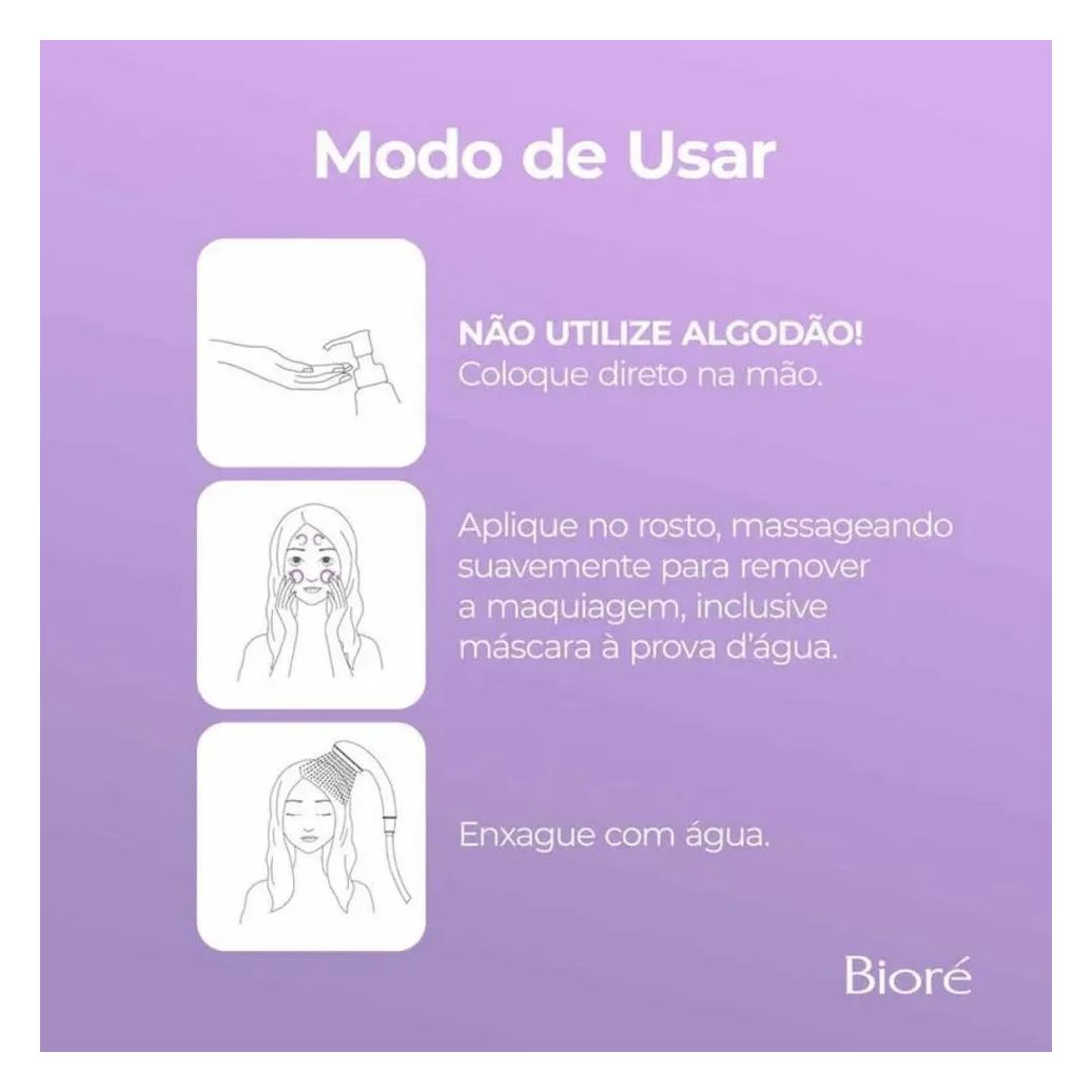 Bioré Óleo Demaquilante Facial - Cleansing Oil Refil 210Ml