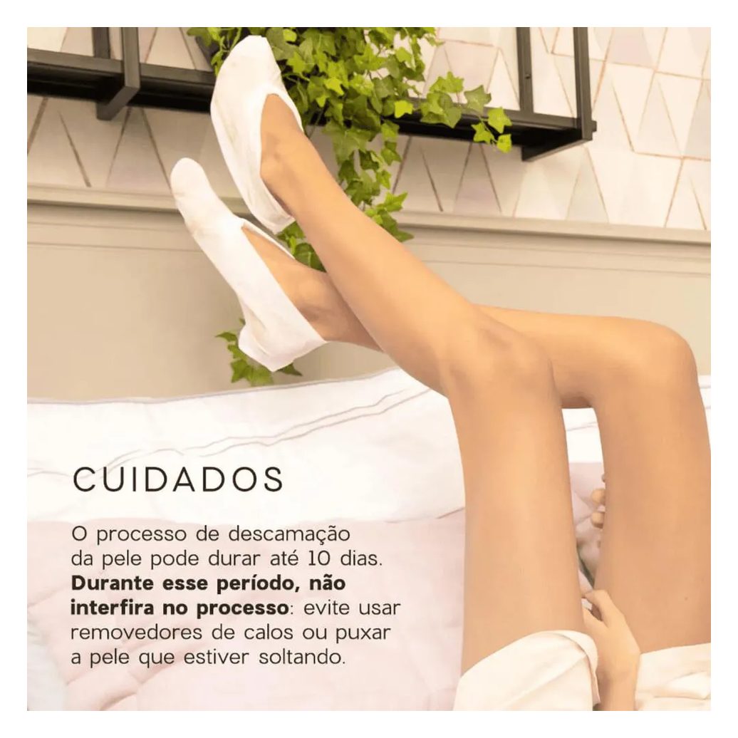 Oceane Foot Peeling Máscara Esfoliante para Pés