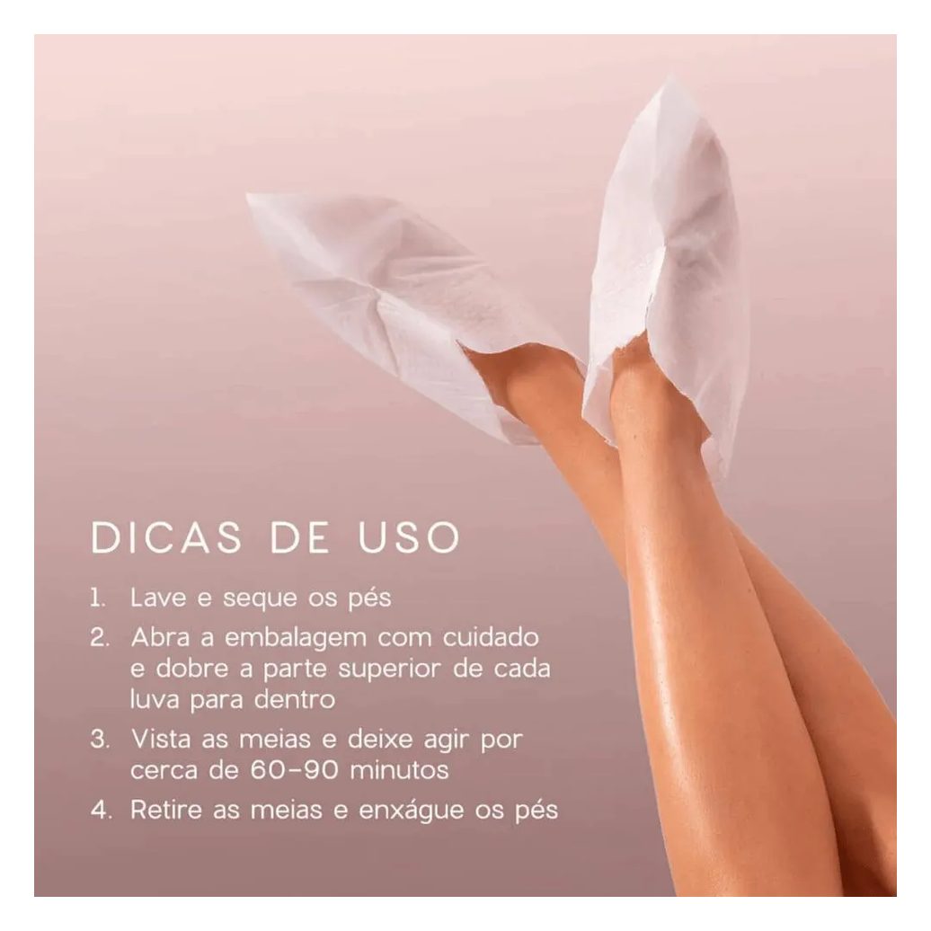 Oceane Foot Peeling Máscara Esfoliante para Pés