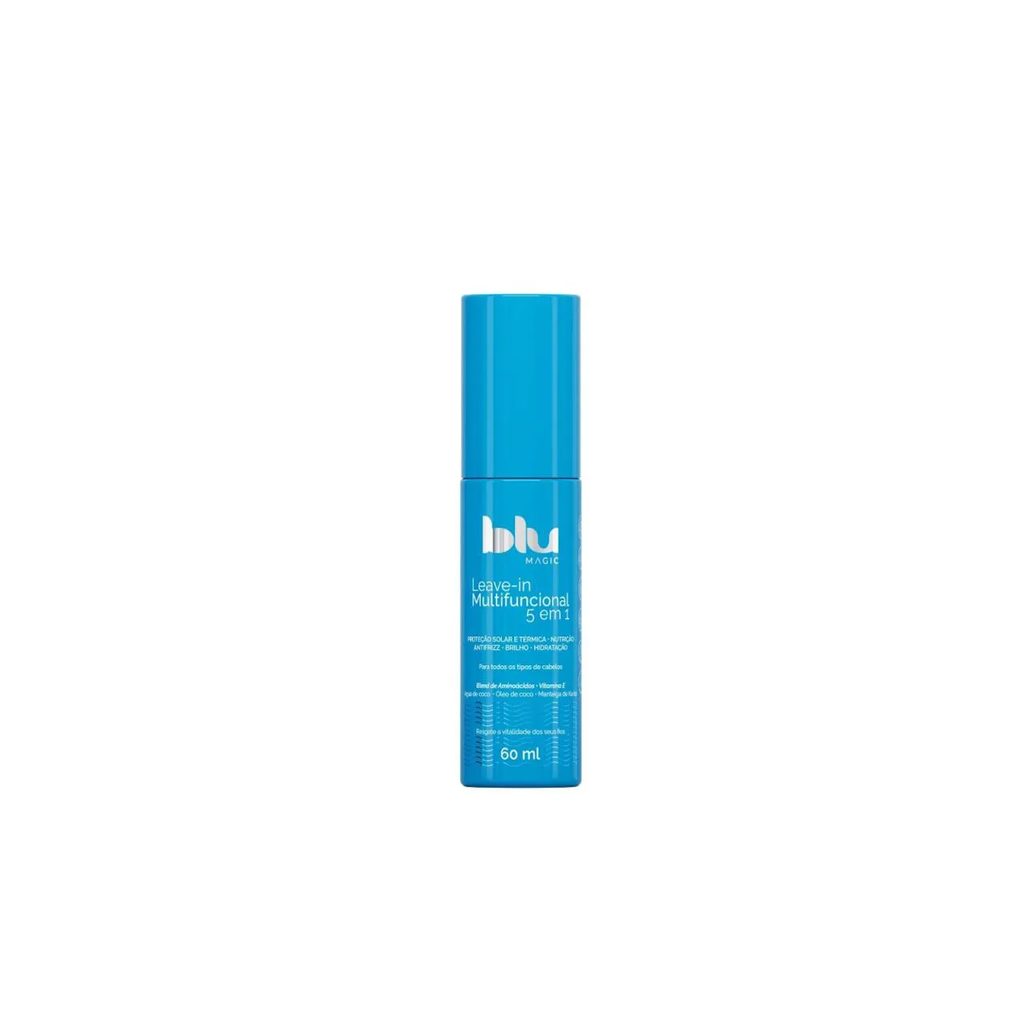 Leave In Spray Capilar Multifuncional Protetor Solar e Térmico Blu Magic Trip 60Ml