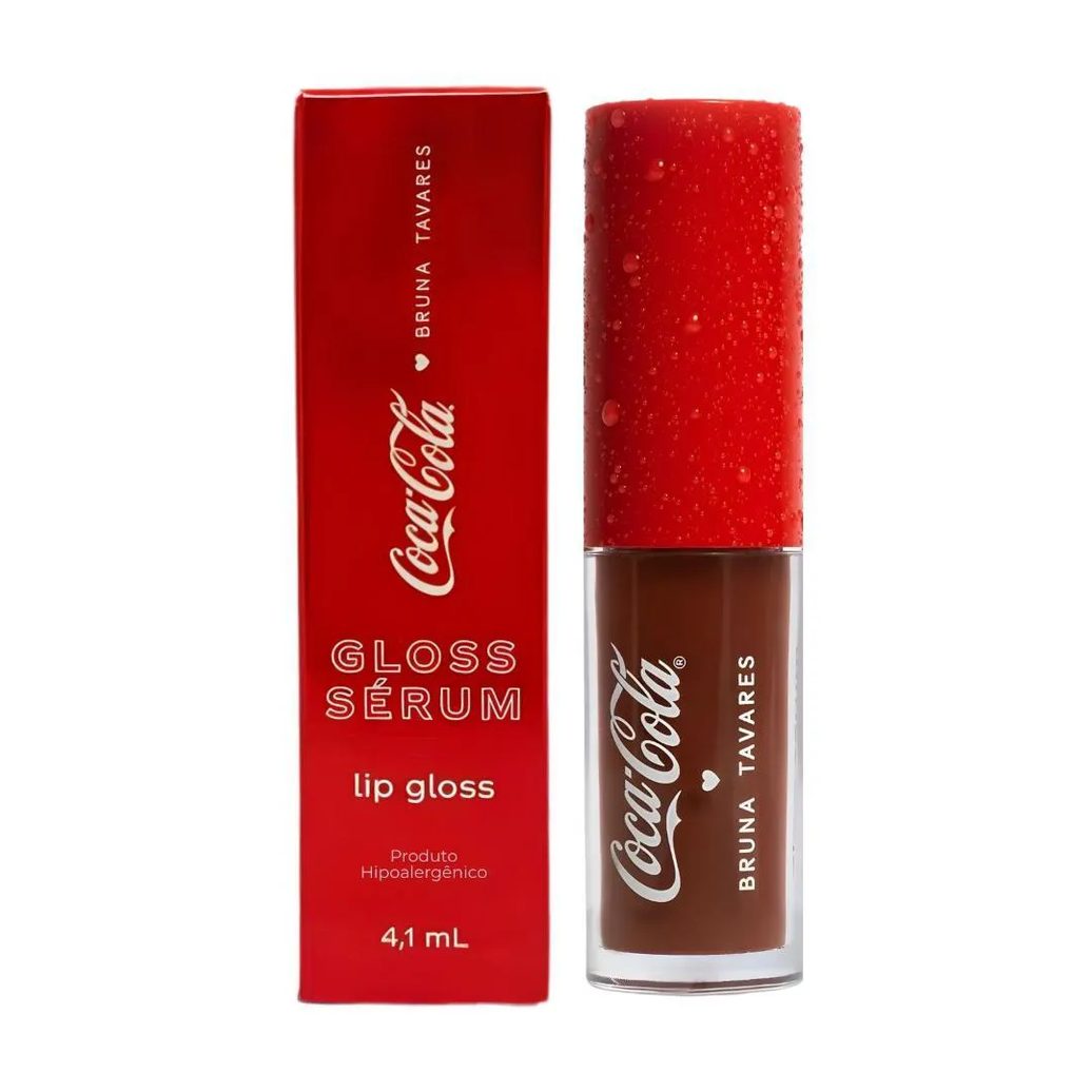Lip Gloss Bruna Tavares Coca-Cola Gloss Sérum Brown Fizz