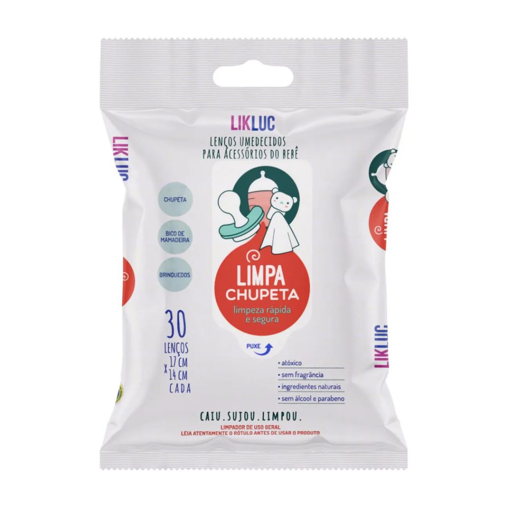 Limpa Chupeta – Lenços Umedecidos Higienizadores - Likluc
