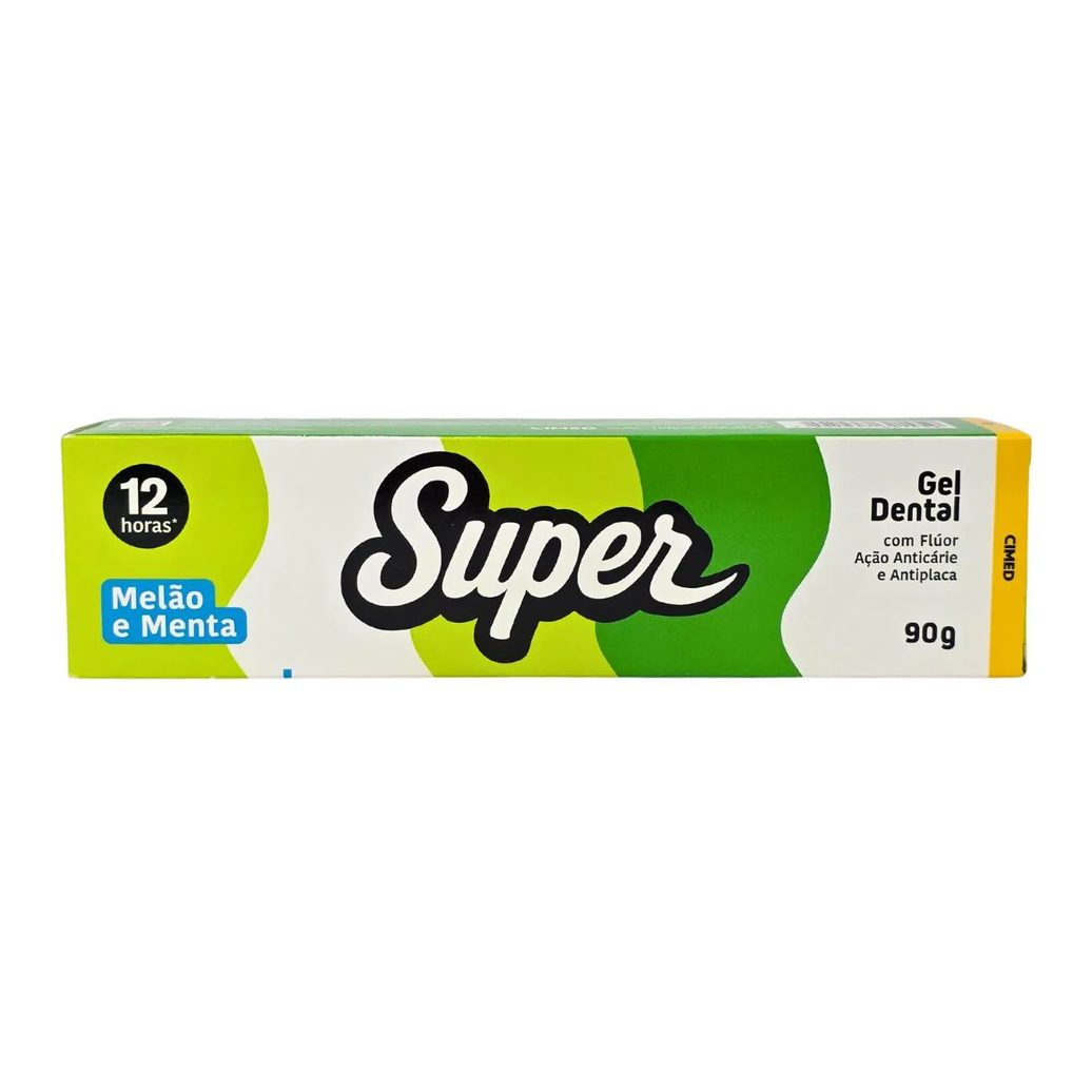 Gel Dental Melão e Menta Super Cimed 90G