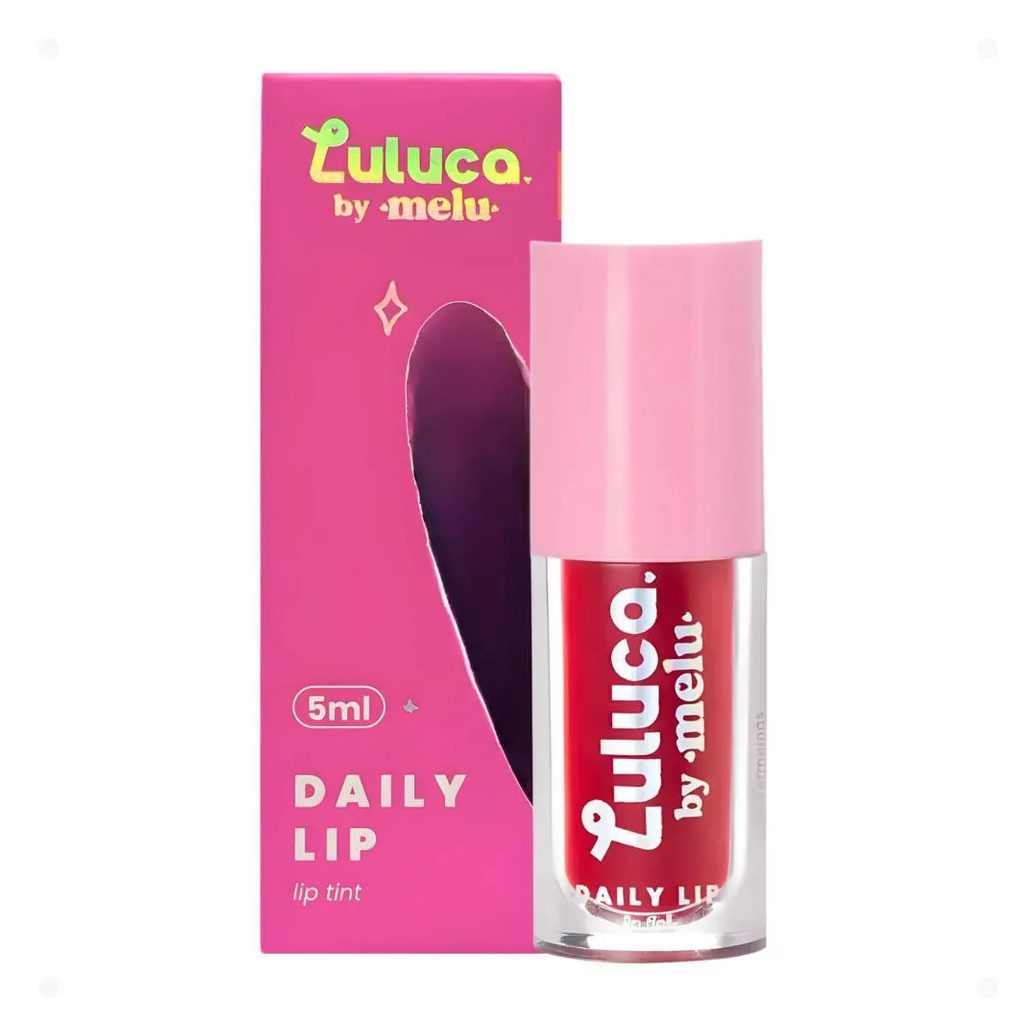 Lip Tint Luluca By Melu Daily Lip Coral Heat Rr-L6604-4