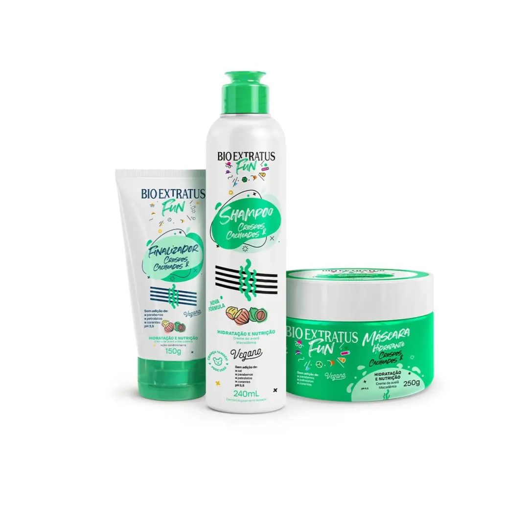 Kit Completo Crespos e Cacheados Fun- Bio Extratus