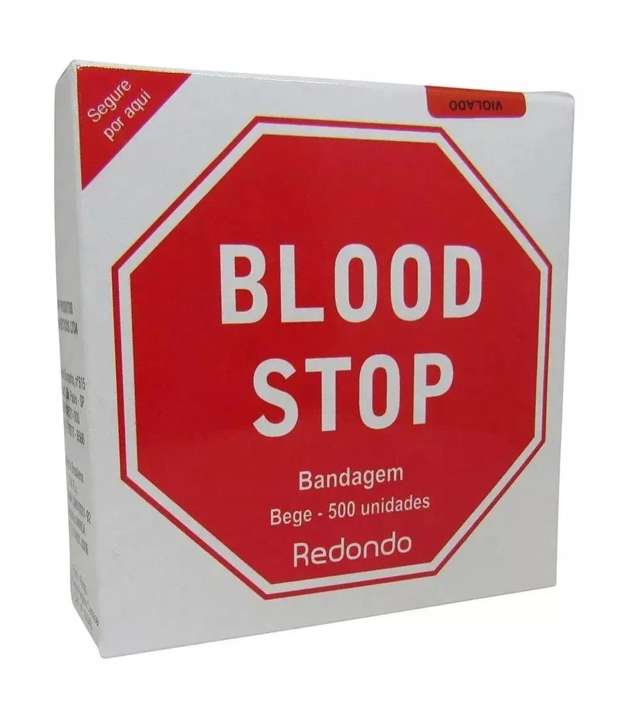 Blood Stop Bege Caixa C/ 500 Unidades
