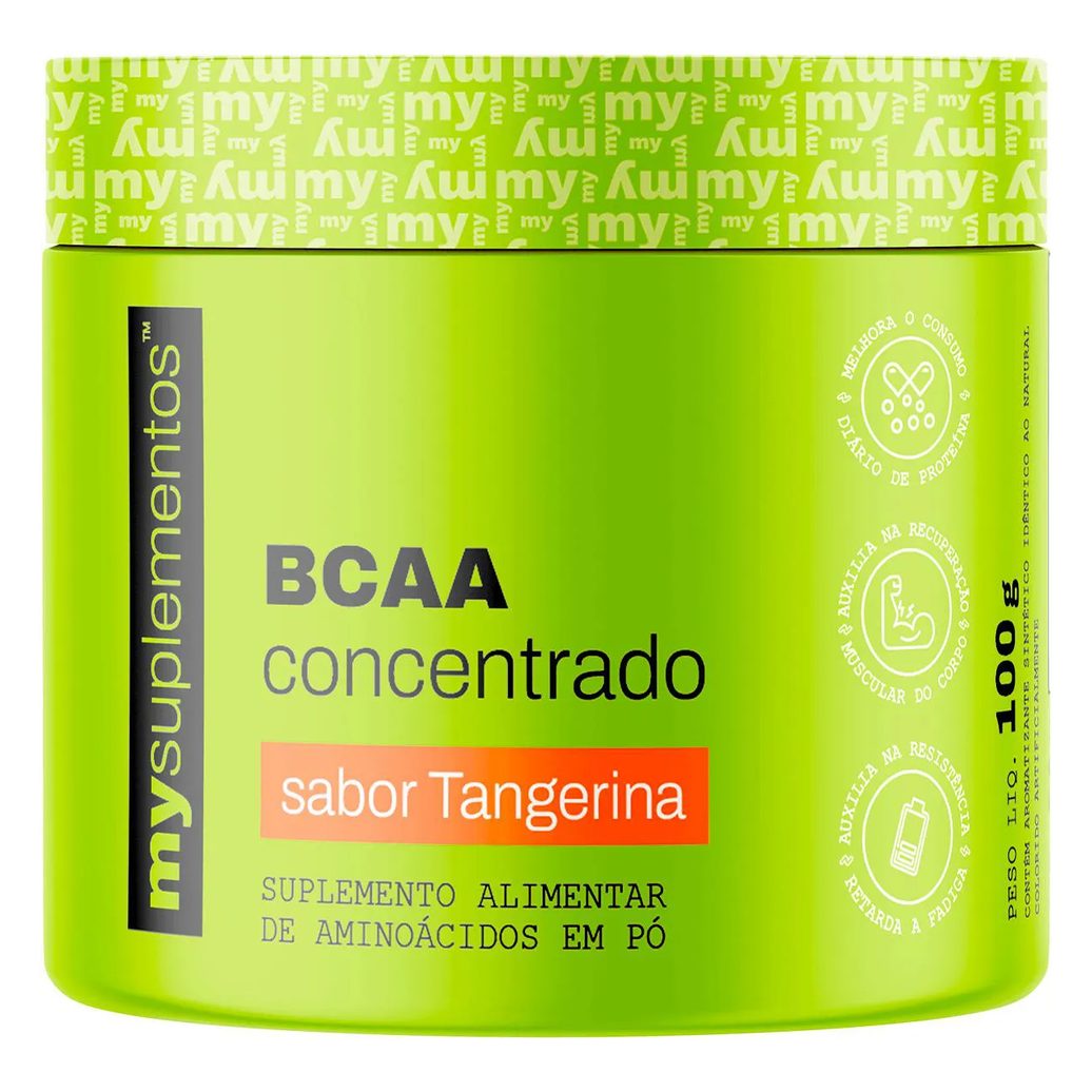 Bcaa Ultra 100G (Tangerina) | 100% Concentrado - My Suplementos