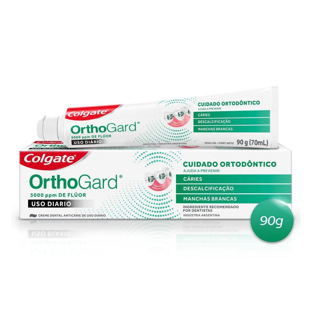 Creme Dental Colgate OrthoGard Cuidado Ortodôntico 90g