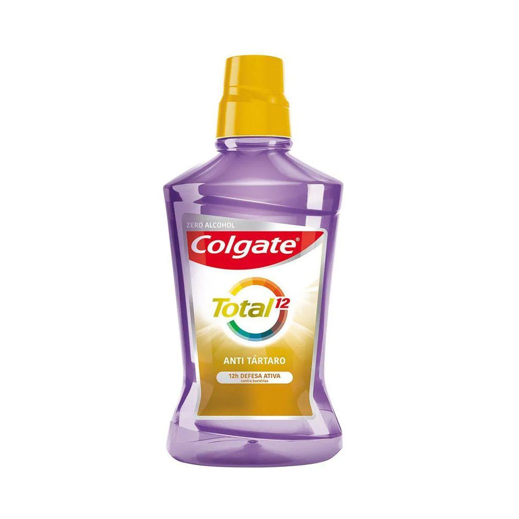 Enxaguante Bucal Sem Álcool Colgate Total 12 Antitártaro 500ml