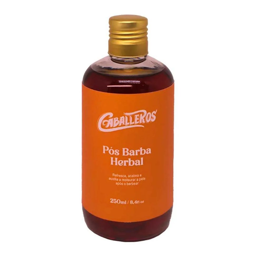 Pós Barba Herbal 250Ml After Shave Refrescante Caballeros