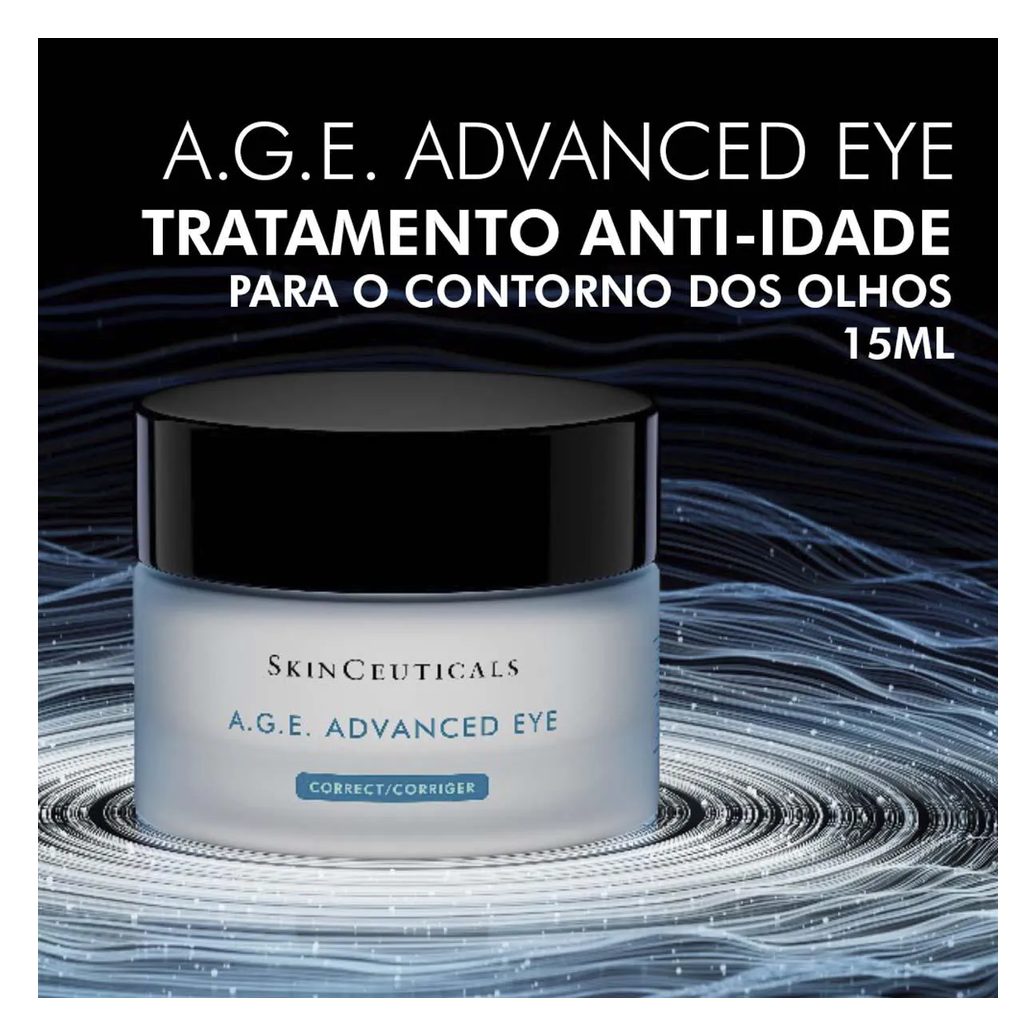 Creme Corretor para Área dos Olhos SkinCeuticals A.G.E. Advanced Eye Tratamento Antirruga para Contorno dos Olhos 15ml
