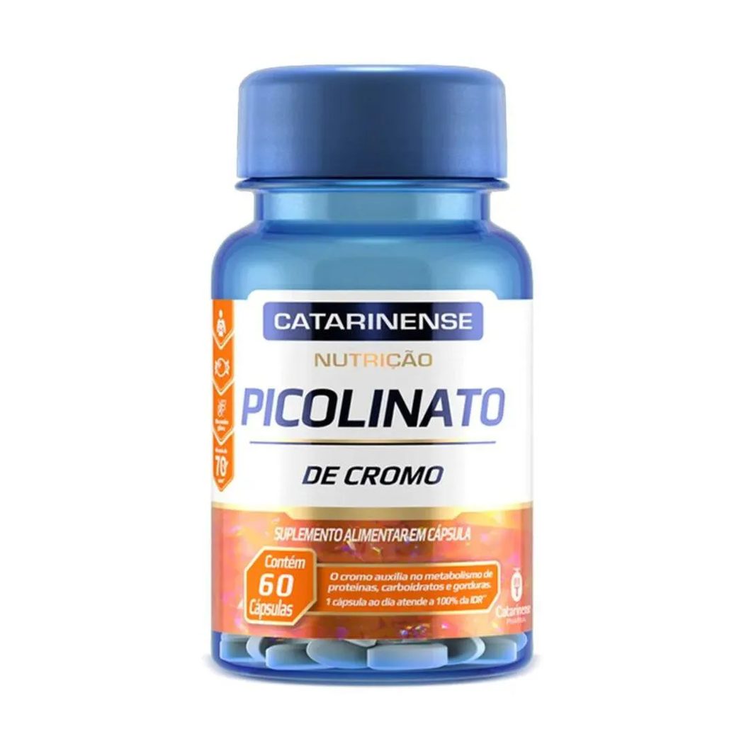 Picolinato de Cromo Catarinense Pharma 60 Cápsulas