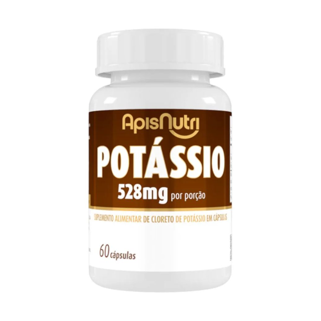 Suplemento Mineral de Potássio Apisnutri 60 Cápsulas