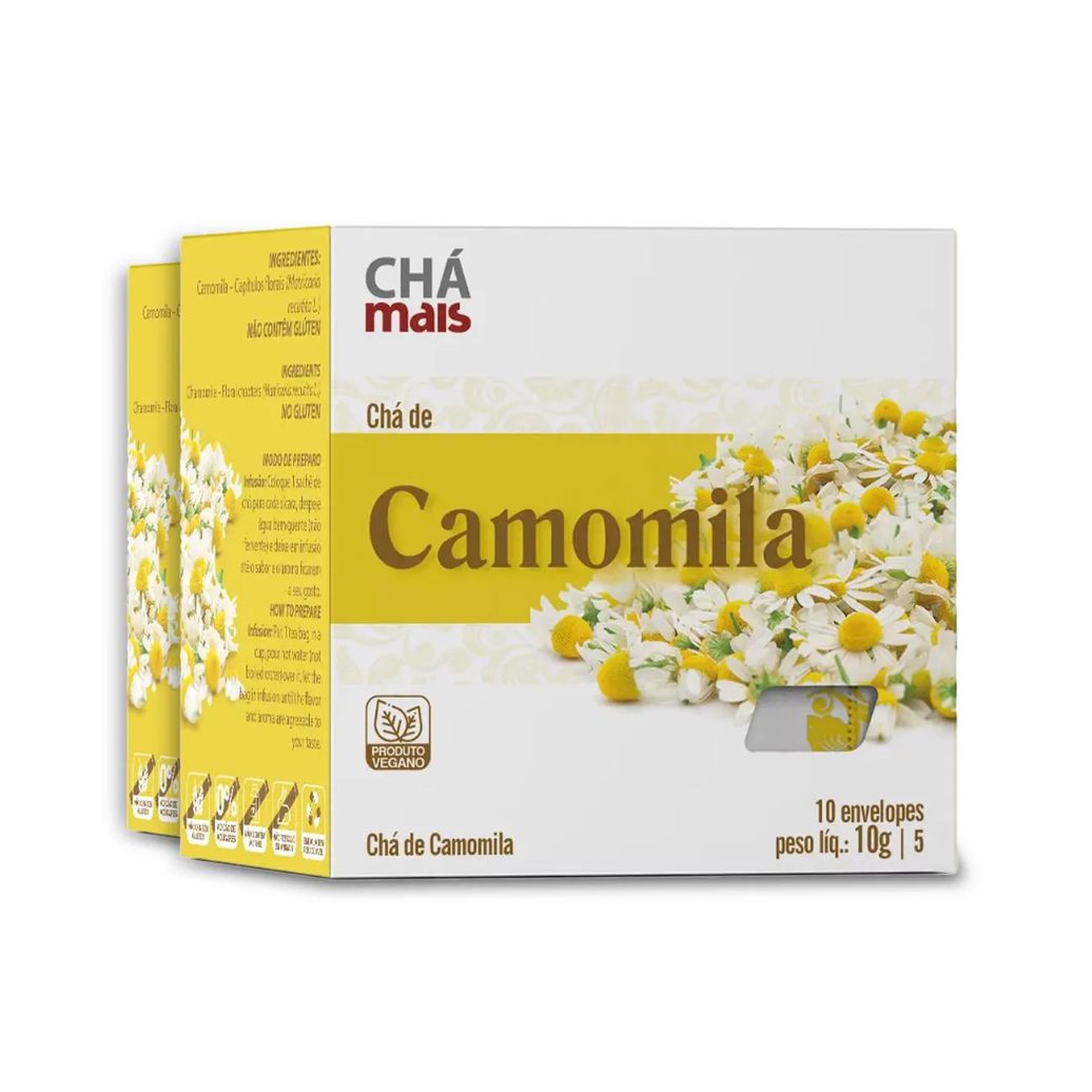 Kit 2 Chá Camomila Chámais 10 Sachês 10G