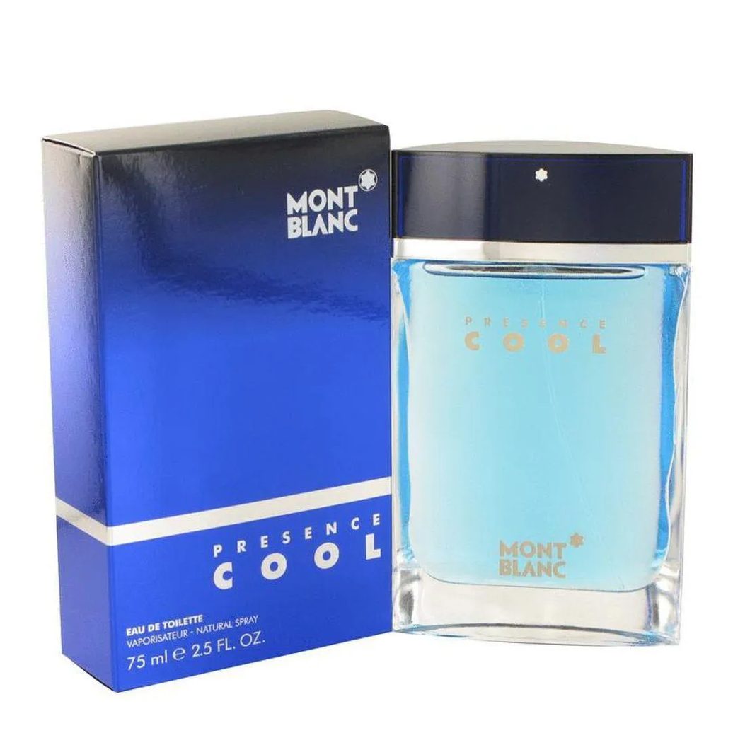 Colônia Masculina Presence Cool Colônia Mont Blanc 75 Ml Eau de Toilette