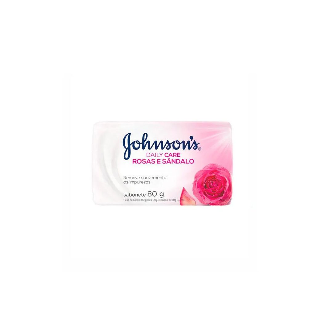 Sabonete Johnson'S Daily Care Rosas e Sândalo 80G