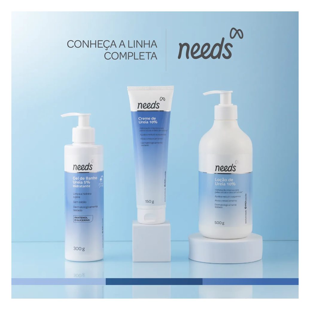 Hidratante Corporal de Ureia 10% Needs Beauty Pele Seca 150g