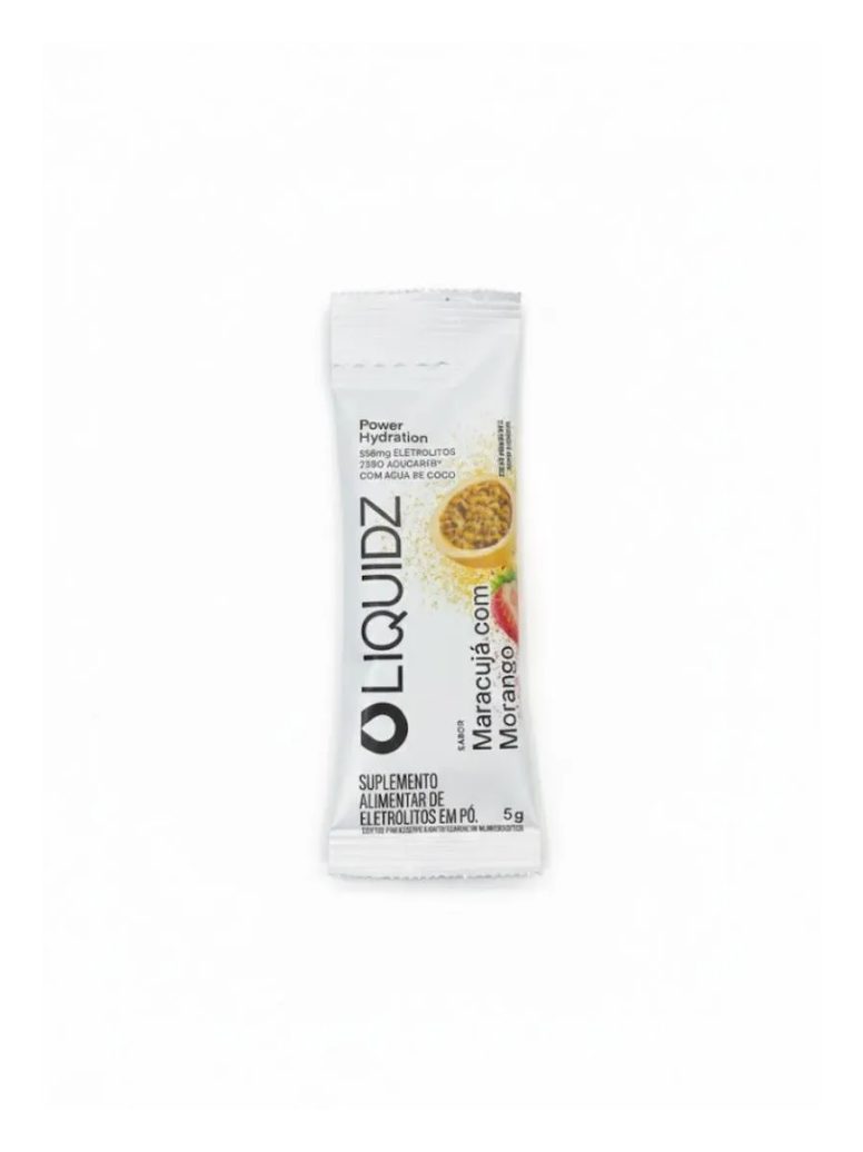 Repositor de Eletrólitos Liquidz Sachê (6G) - Sabor: Maracujá com Morango (5G)