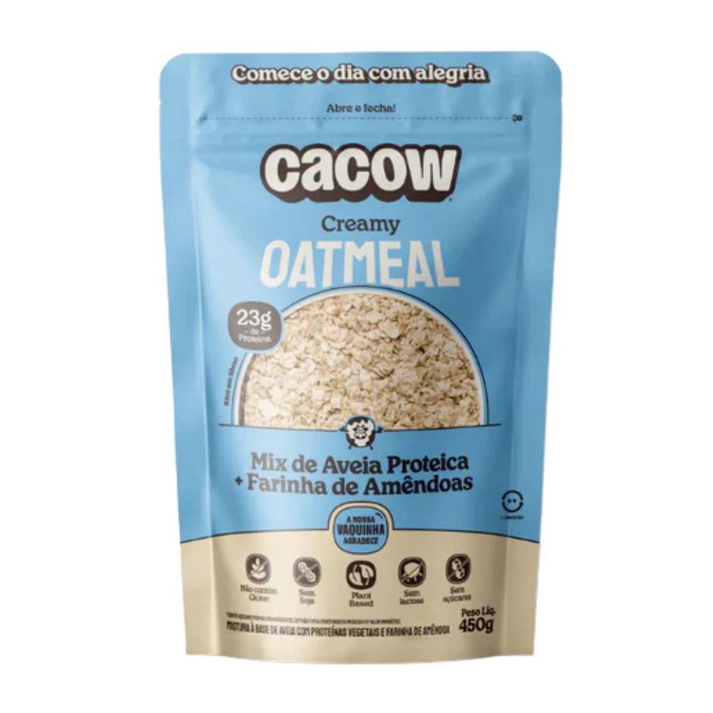 Mix de Aveia Proteica Oatmeal Cacow Creamy 450G