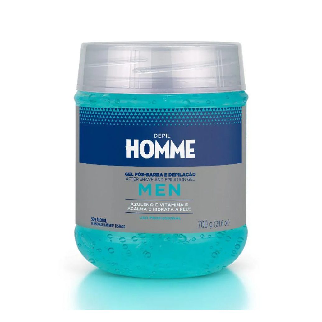 Depil Bella Homme Gel Pós-Barba e Pós-Depilação 700G