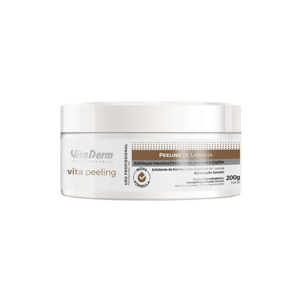 Esfoliante Vita Derm Vita Peeling Laranja Multifuncional Creme 200 G
