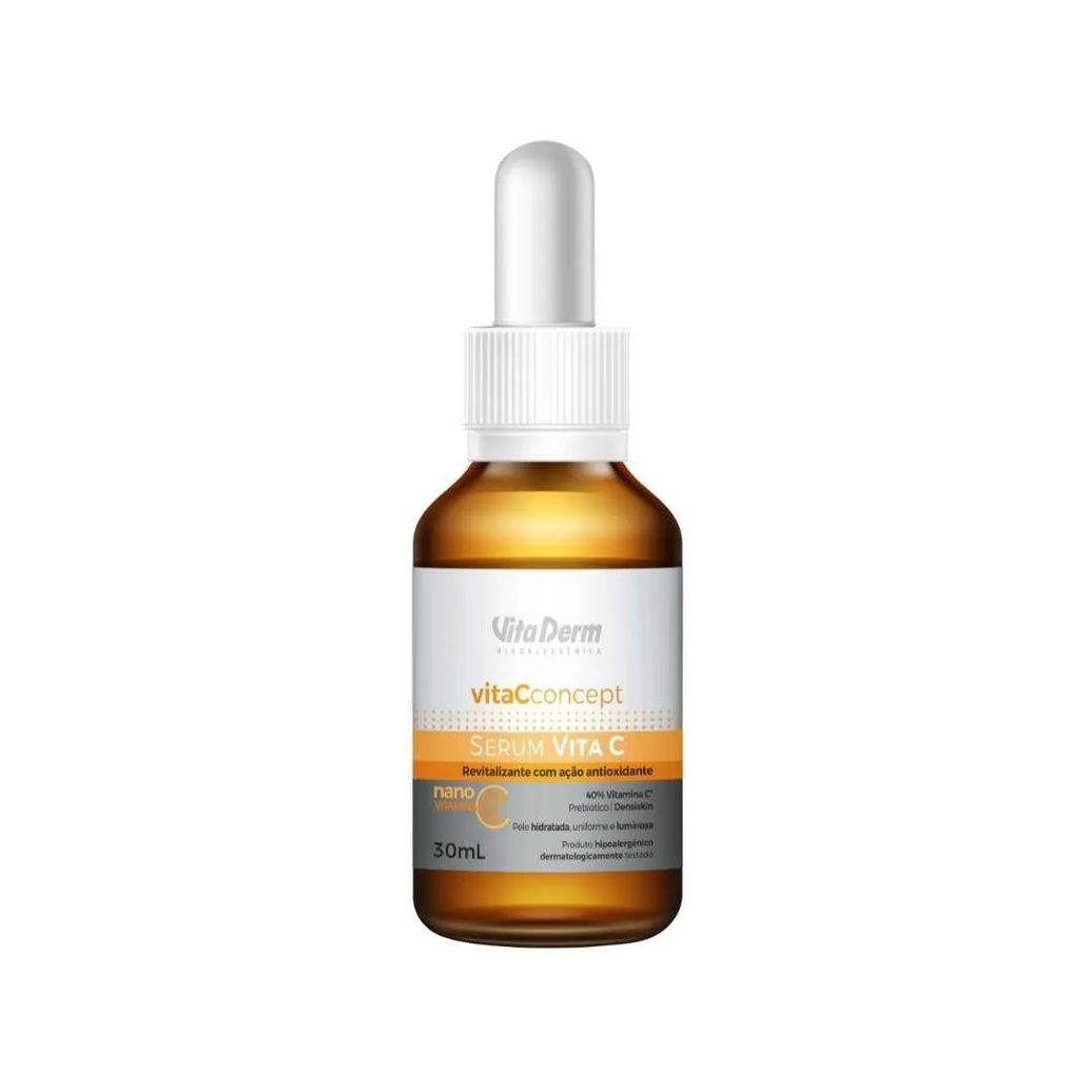 Vita Derm Vita C Concept Sérum Redutor de Linhas com Ácido Hialurônico 30 Ml