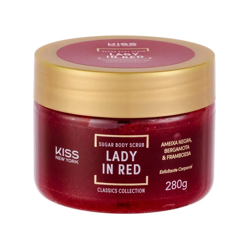 Kiss New York Sugar Body Scrub Lady In Red 280G