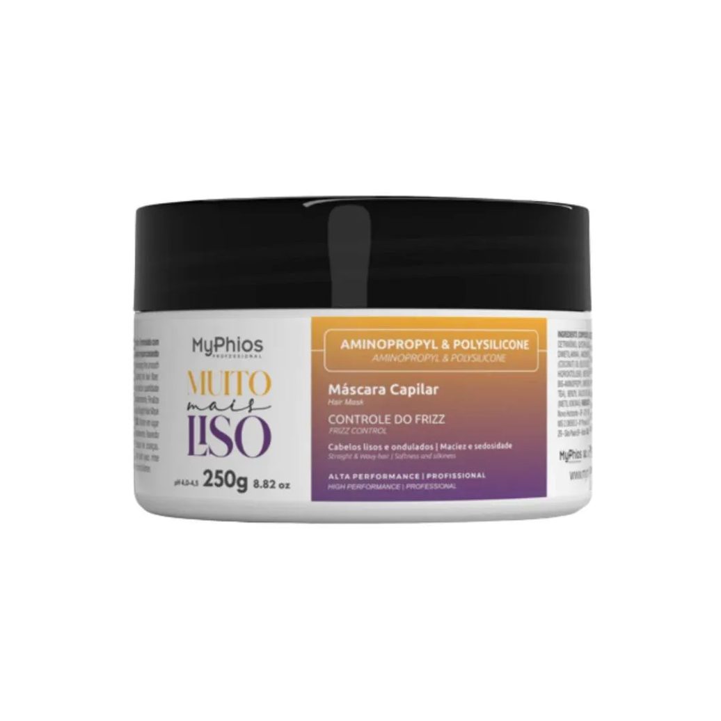 Myphios Mascara Muito Mais Liso Hidrata Controla Frizz 250 G