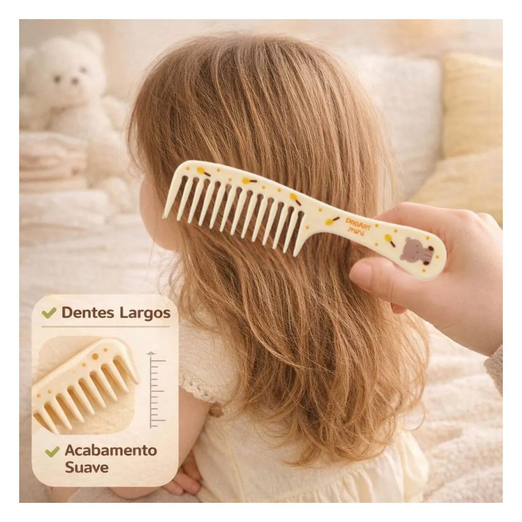 Pente Dentes Largos Infantil Proart Mini Pmp01B